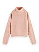 Scotch&Soda - Chenille mock pullover - soft pink