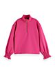 Scotch&Soda - high neck half zip sweater - pink