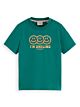 Scotch&Soda - Tshirt Smiles - dark green