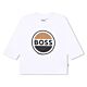 Boss - Longsleeve Logo - white