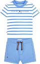 Tommy Hilfiger - 2Delig Striped set - skysail blue