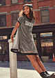 DKNY - Metallic Dress - silver