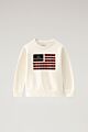 Woolrich - Flag Sweater - Milky cream