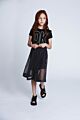 DKNY - Dress Tule belt -  black