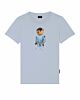 Baron Filou Honeygang - T-Shirt LXI - Mid Blue