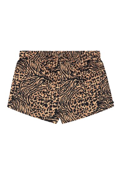 Shiwi Girls - Sil Zwemshort Mix Animal - Beige