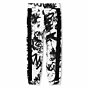 DKNY - Sweatpants Graffiti - black/white 
