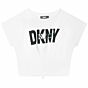 DKNY - Tshirt knoop - white 