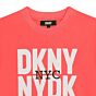 DKNY - T-Shirt Logo - Corail Fluo