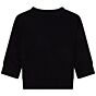 BOSS - Sweater black on black - zwart