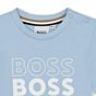 Boss - T-Shirt Logo Art - Pale Blue