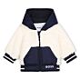 Boss - Fluffy Vest Jacket - white/blue