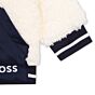 Boss - Fluffy Vest Jacket - white/blue