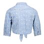 Geisha Jeans - Broderie Blouse - blue denim