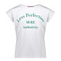 Geisha T-Shirt Puff - Text white/green